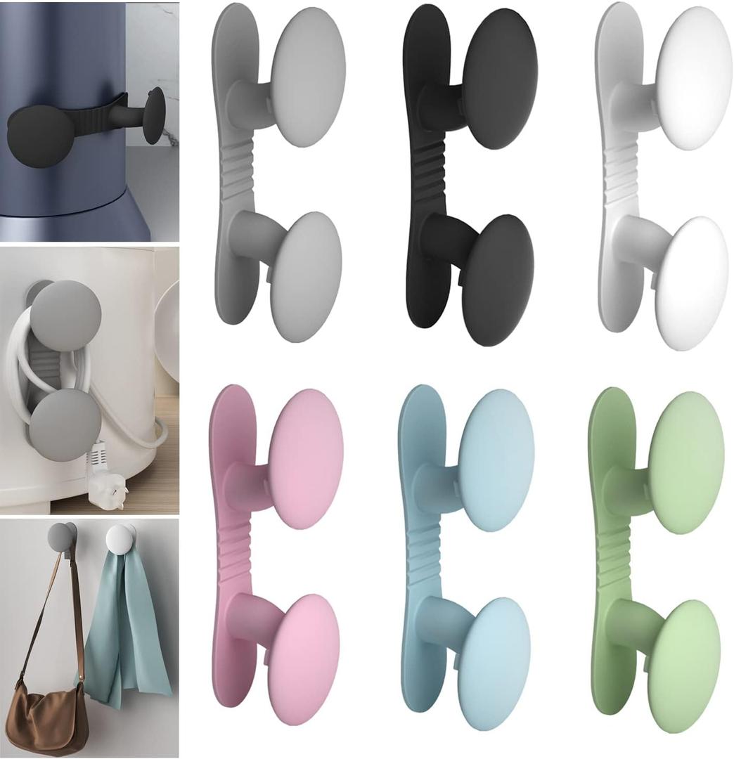 Cord Organizer for Appliances, Cord Holder Cord Wrapper Kitchen Gadgets Cord Organizer Stick On Kitchen Appliances, Mixer, Air Fryer, Coffee Maker, Multifunctional Adhesive Wall Hooks (6 Colors)