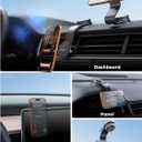 eSamcore for Magsafe Car Mount, Bendable Alloy Arm Magnetic Phone Holders for Your Car Dashboard & Windshield Vacuum Suction Cup Cell Phone Holder Fit for iPhone 17 Pro Max 16 15 14 13 12