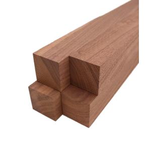 Barrington Hardwoods Black Walnut Lumber Turning Squares - 2" x 2" (4 Pieces) (2" x 2" x 6")
