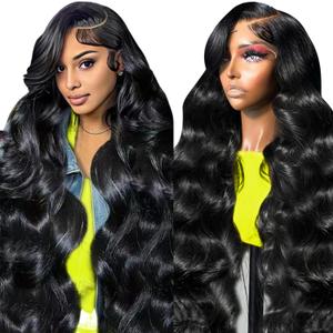 30 Inch Body Wave Lace Front Wigs Human Hair 13x4 HD Lace Frontl Wigs Human Hair wig 200% Density Glueless Wigs Human Hair Pre Plucked Pre Cut with Natural Hairline Baby Hair Wig for Black Women