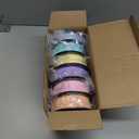 Pangda 3D Printer Filament Pla Bundle 1.75mm Multicolor, ±0.02mm Dimensional Accuracy, 3D Printing Filament for DIY Projects, Holiday Crafts(1.5 kg,Pastel Color)