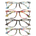 BLS BLUES Reading Glasses for Women for Home, Office & Driving - HD Clear Readers with Blue Light Blocking Protection, + 2.5