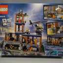 LEGO City Police Prison Island Building Set, Birthday Gift for Boys and Girls Ages 7 Plus, Imaginative Play, Helicopter Toy, Boat Toy and Dinghy, 7 Minifigures with Dog and Shark, 60419