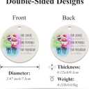 2 x Gifts for Friends Women, Friends Christmas Ornaments, Bestie Gifts for Women, Best Friend Ornament Ceramic Ornament