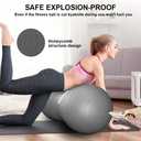 Anti-Burst Peanut Ball,Kids Active Wiggle Seat,for Labor, Therapy, Kids with ADHD Eco-Friendly Birth Ball for Pregnancy, Physical Therapy & Exercise with Pump