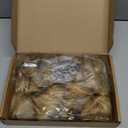 Tatuo DIY Faux Fur Pom Poms Ball with Press Button Removable Fluffy Pompom for Knitting Hats Shoes Scarves Bag Accessories (Natural Color, 16)