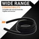 BlueStars 154827601 Door Seal, 809006501 Lower Seal, 154701001 Splash Shield Kit  Compatible with Frigidaire Kenmore Crosley Dishwashers - Replaces AP5690109 AP5809675 AP4338941
