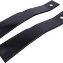 2PCS Rotary Cutter Blades Compatible with Bush Hog Flex Wing Cutter 7555 7555BH BH25 RB60 SQ60 SQ60-5 1126 105 5' CUTS 24x3/4 Rancher Supply Blades and Compatible Rotary for Brush Mowers