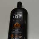 American Crew Shampoo for Men, Daily Cleanser, Naturally Derived, Vegan Formula, Citrus Mint Fragrance, 33.8 Fl Oz