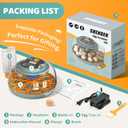Egg Incubators for Hatching Eggs, Egg Incubator with Automatic Egg Turning and Humidity Control and Temperature Control, 18~36 Eggs Incubator for Chicken & Quail