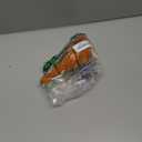 Quoowiit Bird Figurine, Modern Sculpture and Statues for Home Decor, Animal Statues for Bookshelf, Table, Entryway, Fireplace, Resin Decorative Sculpture with Chic Polka Dots Art Design (Orange)