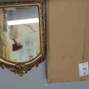 Cuspin 8x10 Picture Frame Vintage Gold Frames, Antique Gold Ornate Resin Photo Frame with Glass Front for Tabletop and Wall Mounting, 8 by 10 Arched Picture Frame for Home Decor
