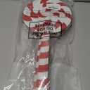 Huwena 6 Pcs 16'' Large Christmas Candy Ornaments Christmas Lollipop Ornament Double Sided Printing Peppermint Xmas Ornament Decorative Hanging Ornament Pendant for Xmas (Red, White,Pp Plate Sheet)