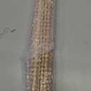 Nuanchu 24 Pcs Decorative Beaded Wood Trim Half Wooden Beads Trim Molding 15. 75 Inch Unfinished 3D Decorative Bead Pearl Wood Molding Cute DIY for Home Wall Cabinet Shelf Window Door (14 mm)