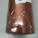 LEEQE Wide Brown Satin Ribbon 8 Inch x 25Yards Large Ribbon for Cutting Ceremony Grand Opening Chair Sash Table Large Bows Wedding Party Decoration