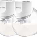 Momcozy Portable Pump S12 Pro for Breastfeeding, 24mm, 2 Count, Crystal White