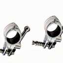 2Pcs Boat Bimini Top Hinged Jaw Slide, Stainless Steel 316 Marine Boat Canopy Tube Clamp Fitting Boat Accessories (Type:with Pin & Cam Clamp Quick Release, 1inch)