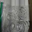 BONPALLY Room Divider Curtain Rod for Wide Space Room Separation, 28-171inch(W) 4-10ft(H) Adjustable No Drilling Tension Curtain Rods, Heavy Duty Temporary Privacy Wall Divider, White