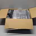 Clothes Rack for Hanging Clothes, Double Rods Clothing Rack with 3 Tier Storage Shelves, Multifunctional Heavy Duty Garment Rack for Bedroom, Laundry, Living Room, Black