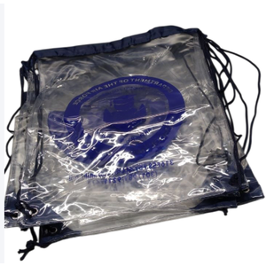 Draw String Clear Bags, Pack of 6