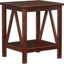 Linon Home Dcor Linon Home Decor Titian End Table, 20"w x 17.72"d x 22.01"h, Antique 