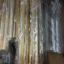 Tessco 4 Sets Gold 7 Arm Floor Candelabra 46.5'' Tall Floor Candle Holders Metal Candle Holders with Acrylic Lampshade Candlestick Centerpiece for Electronic Wedding Home Party Decoration