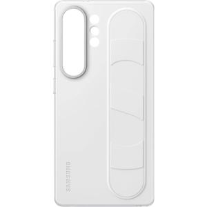 Samsung Galaxy S25 Ultra Standing Grip Phone Case, Protective Cover, Soft Touch, Kickstand, Durable Design, US Version, EF-GS938CWEGUS, White