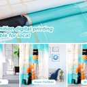 Abstract Teal Gold Modern Square Irregular Line Oil Painting Shower Curtain, 72"W x 72"H with 12 Hooks, Waterproof, Polyester Fabric for Bathroom Decor (Mint Green,gold and Black)