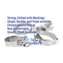 LA MIERE 1st Molar Bands Pre-Welded with Double Convertible Tube with Small Cleat, Roth .022#35-#39+ U2/L1 80pcs/Box