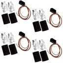 4 Pack WB17T10006 Range Surface Burner Terminal Block Kit by puxyblue Fit for G-E Ken-More Hot-Point Ranges/Stoves/Ovens - Replaces AP3203326 WB17K10003