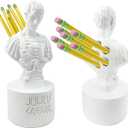 Julius Caesar Pencil Holder Fun Caesar Pen Holder for Desk Teacher Office Organizers Stationary for History Teacher Ides of March