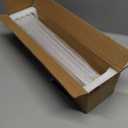 Mahjong All-in-One Tile Rack & Pusher, Clear Acrylic Mahjong Rack and Pusher Combo, Modern American Mahjong Tile Racks, Set of 4, White