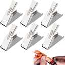 6 PCS Crawfish Tail Remover Tool, Stainless Steel Crawfish Peeler Tool, Ease of Use, Keep Your Fingers Clean, Suitable for Kitchen and Restaurant