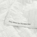 HORIMOTE HOME 100% Cotton Quilt Set King Size, White Pre-Washed 3-Piece Bedspread Coverlet Set, Cozy Lightweight Stitching Decorative Bedding Cover with 2 Shams in Geometric Pattern for All Season