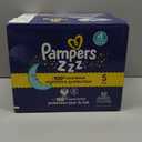 Pampers ZZZ Overnight Diapers, Size 5 (27+ lbs), 50 Count, Nighttime Protection Disposable Baby Diaper, Night Time Leak and Skin Protection