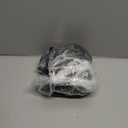 CHICME Women's Glitter Party Dress V-Neck Mesh Sheer Lantern Sleeve Mini Dresses Zipper Back Slim Fit Evening Dress, Size L