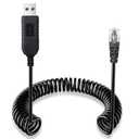 USB to RJ11 Radar Detector Power Cable,Compatible with Uniden R8w R8 R7 R4w R4 R3 DFR9,Escort MAX360 MAX 360c IX IXc 9500 IX,Beltronics,Cobra,Radenso XP etc.
