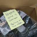 COOK WITH COLOR Nesting Plastic Mixing Bowl Set with Pour Spouts and Handles, Black Speckled, 6 Piece Non-Slip