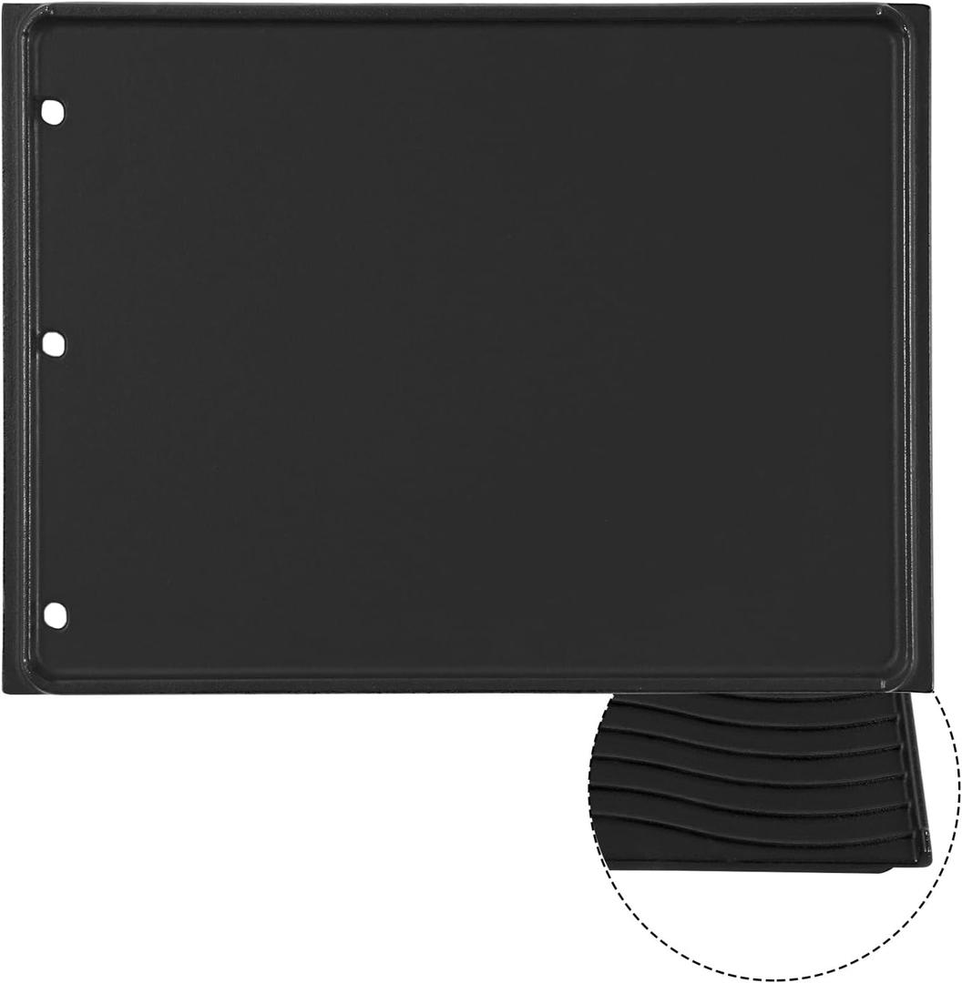 Prestige 500 56040 56041 Reversible Griddle Replacement Part for Napoleon Prestige 500 RSIB Prestige Pro 500 P500RSIBPSS-3 BIPRO500RBNSS-3 P500RSIBNSS-3 Cast Iron Flat Top Griddle Insert Plate