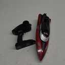 BEZGAR Large RC Boat, 18 inch Big Remote Control Boat for Adults, 35KMH Fast Speed RC Boat for Lake Ocean, Ideal Gifts for Kids Boys with 1500mAh Rechargeable Battery - TX125 Red