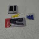 RJ45 Crimp Tool Kit Pass Thru Ethernet Crimper for Cat5e Cat6 Cat6a 8P8C Modular Connectors, All-in-One Cat6 Crimping Tool and Tester(9V Battery Not Included)