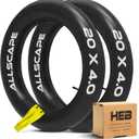 HEB - Heavy Duty Bike Tube for Ebike Tires - Puncture Resistant Inner Tube for 20x4 / 26x4 Bike Tire, Fat Tire Tube, MTB, 20 inch x 4.0 inch and 26 inch x 4.0 inch Bike Tubes