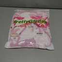 PRETTYGARDEN Women Summer Boho Maxi Dresses 2025 V Neck Puff Short Sleeve A-Line Flowy Tiered Floral Wedding Guest Dress (Pink, M)