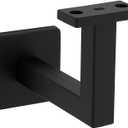 National Hardware N830-524 Reed Handrail Bracket 3-5/16 in Matte Black Surface Mount Stair Railing Hardware for Indoor Stairs Banister with Mounting Hardware and Instructions Included
