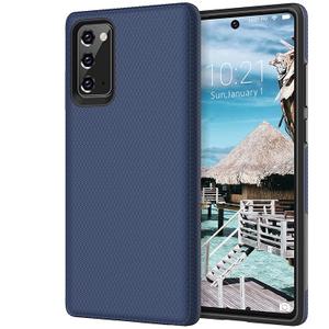 Galaxy Note 20 Case, Samsung Note 20 Case Liquid Silicone Case Dual Layer Hard PC Soft Silicone Rubber Bumper Slim Fit Protective Phone Case for Samsung Galaxy Note 20 5G, Night Blue
