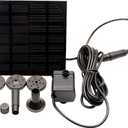 Hovico Solar Fountain - Panel Water Pump for Bird Bath Solar Panel Kit Outdoor Fountain for Outdoor Small Pond, Patio Garden and Fish Tank