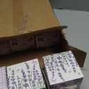 Fourluoo 12 Pack Fall Lavender Facial Tissues Cube Boxes 600 Sheets 3 Ply Small Purple Flower Floral Face Tissues Bulk for Autumn Car Bedroom Supplies