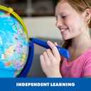 Educational Insights GeoSafari Talking Globe Featuring Bindi Irwin - Interactive Globe for Children, World Map for Kids, Classroom Geography Resources, Boys and Girls Ages 4+