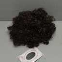 yuehong Short Fluffy 70s 80s Disco Afro Wigs Synthetic Anime Cosplay Fancy Funny Wigs for Unisex Men Women (Dark Brown)