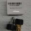 M MINGLE Pressure Washer Hose Adapter Set, M22 to 3/8 Quick Connect for Power Washer Hose, 5000 PSI